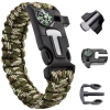 Bransoletka survival opaska 5w1 kompas krzesiwo linka nóż linka paracord Bransoletka survival opaska 5w1 kompas krzesiwo linka nóż linka paracord