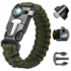 Bransoletka survival opaska 5w1 kompas krzesiwo linka nóż linka paracord Bransoletka survival opaska 5w1 kompas krzesiwo linka nóż linka paracord