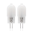 2 x Żarówka diodowa LED Mleczna Biel G4 1.7W=17W 160lm Ciepła AC/DC12V 2 x Żarówka diodowa LED Mleczna Biel G4 1.7W=17W 160lm Ciepła AC/DC12V