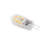 Żarówka diodowa SMD LED G4 1,3W biała ciepła 12V/130LM AC/DC Żarówka diodowa SMD LED G4 1,3W biała ciepła 12V/130LM AC/DC