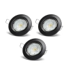 Aigostar Reflektor LED o regulowanym kącie świecenia 4,5 W 6500 K czarny 3 sztuki Aigostar Reflektor LED o regulowanym kącie świecenia 4,5 W 6500 K czarny 3 sztuki