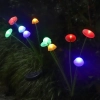 2x grzybki meduzy solarne 6 małych kołyszących się na wietrze RGB 2x grzybki meduzy solarne 6 małych kołyszących się na wietrze RGB