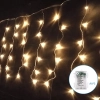 Lampki choinkowe sople przepływ na 3 baterie AA, ciepłe światło, 200 LED, 10 m, Aigostar Lampki choinkowe sople przepływ na 3 baterie AA, ciepłe światło, 200 LED, 10 m, Aigostar