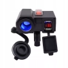 Wodoodporne gniazdo 2xUSB+zapalniczka+volomierz Wodoodporne gniazdo 2xUSB+zapalniczka+volomierz