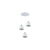 Oprawa wisząca LED E27 3x35W biało-złota IP20 do wnętrz Oprawa wisząca LED E27 3x35W biało-złota IP20 do wnętrz