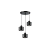Oprawa wisząca LED E27 3x35W czarna IP20 do wnętrz Oprawa wisząca LED E27 3x35W czarna IP20 do wnętrz