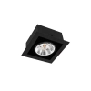 Oprawa halogenowa AR111 GU10 35W czarny mat IP20 do wnętrz Oprawa halogenowa AR111 GU10 35W czarny mat IP20 do wnętrz